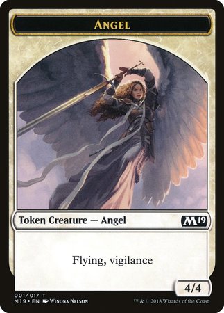 Angel Token [Core Set 2019 Tokens] | Lots Moore NSW