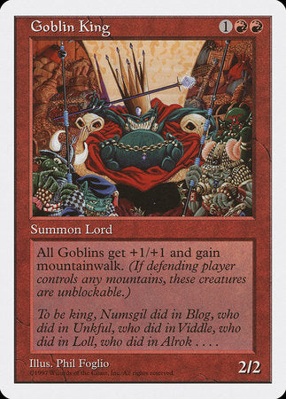 Goblin King [Fifth Edition] | Lots Moore NSW
