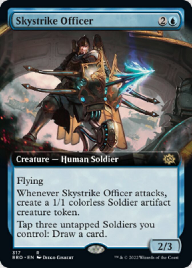 Skystrike Officer (Extended Art) [The Brothers' War] | Lots Moore NSW