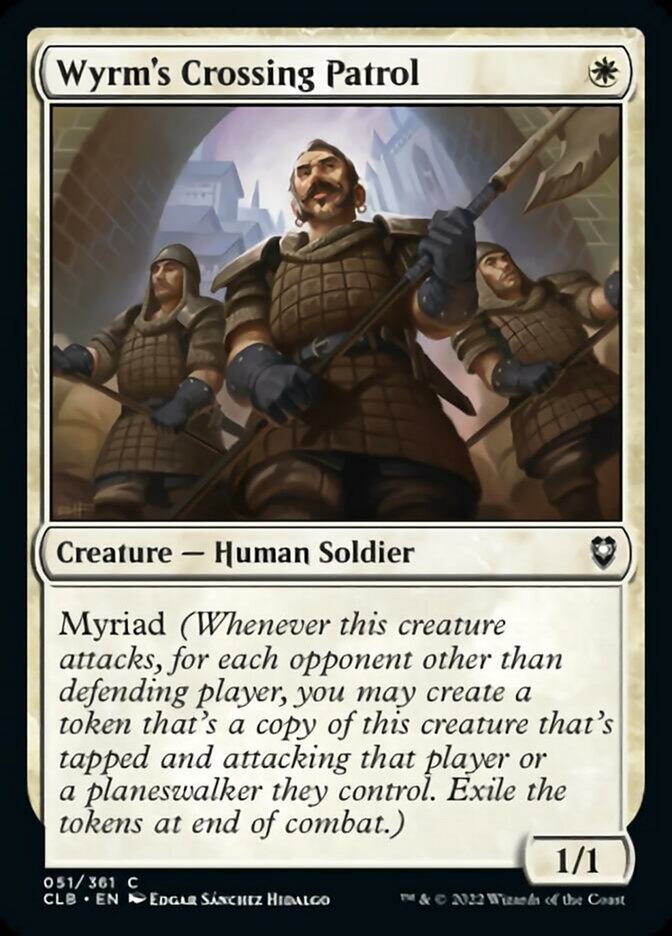 Wyrm's Crossing Patrol [Commander Legends: Battle for Baldur's Gate] | Lots Moore NSW