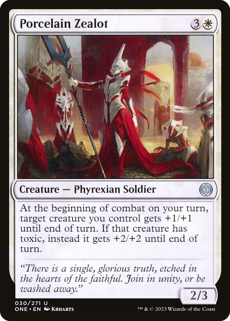 Porcelain Zealot [Phyrexia: All Will Be One] | Lots Moore NSW