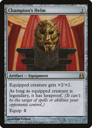 Champion's Helm [Commander 2011] | Lots Moore NSW