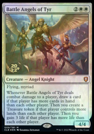Battle Angels of Tyr [Commander Legends: Battle for Baldur's Gate Prerelease Promos] | Lots Moore NSW
