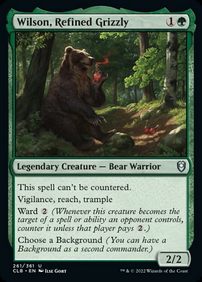 Wilson, Refined Grizzly [Commander Legends: Battle for Baldur's Gate] | Lots Moore NSW