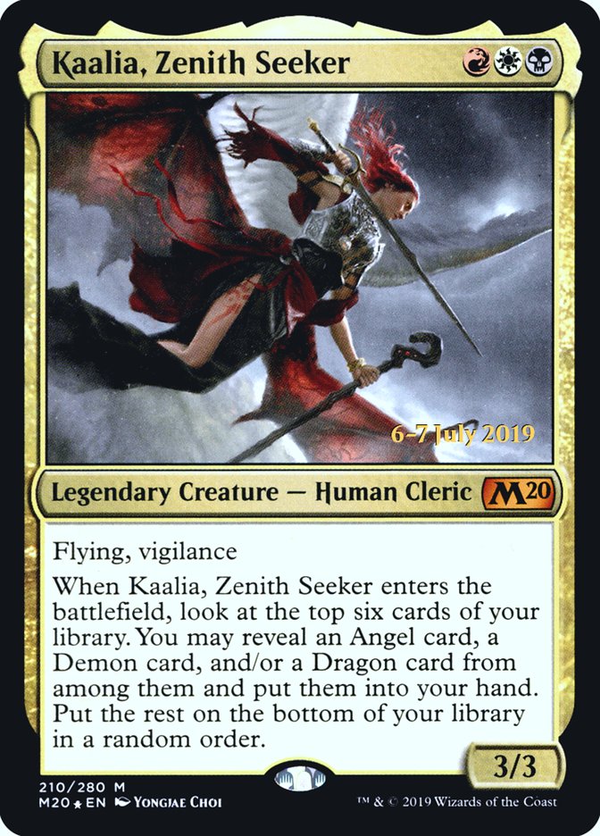 Kaalia, Zenith Seeker  [Core Set 2020 Prerelease Promos] | Lots Moore NSW