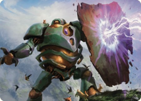 Walking Bulwark Art Card [Dominaria United Art Series] | Lots Moore NSW