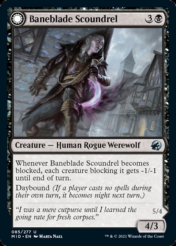 Baneblade Scoundrel // Baneclaw Marauder [Innistrad: Midnight Hunt] | Lots Moore NSW