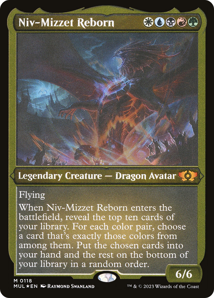 Niv-Mizzet Reborn (Foil Etched) [Multiverse Legends] | Lots Moore NSW