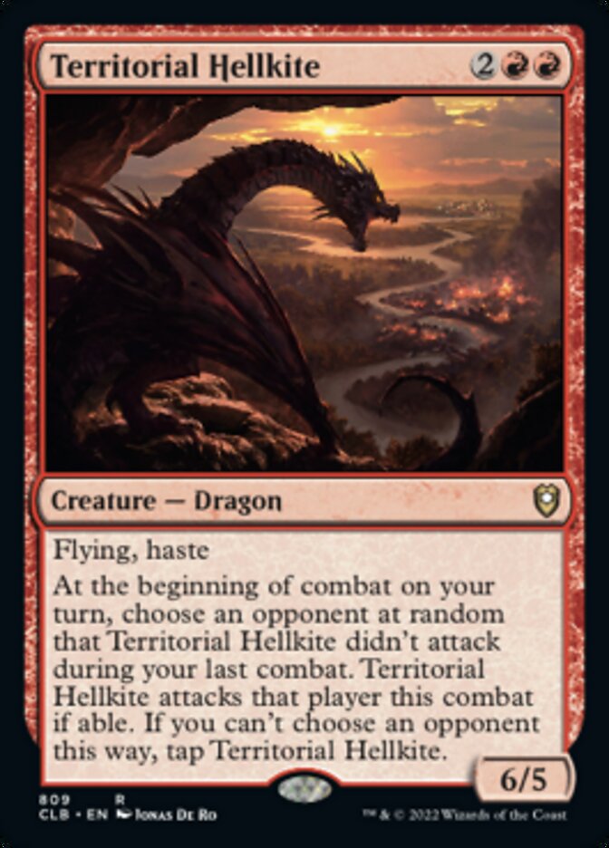 Territorial Hellkite [Commander Legends: Battle for Baldur's Gate] | Lots Moore NSW