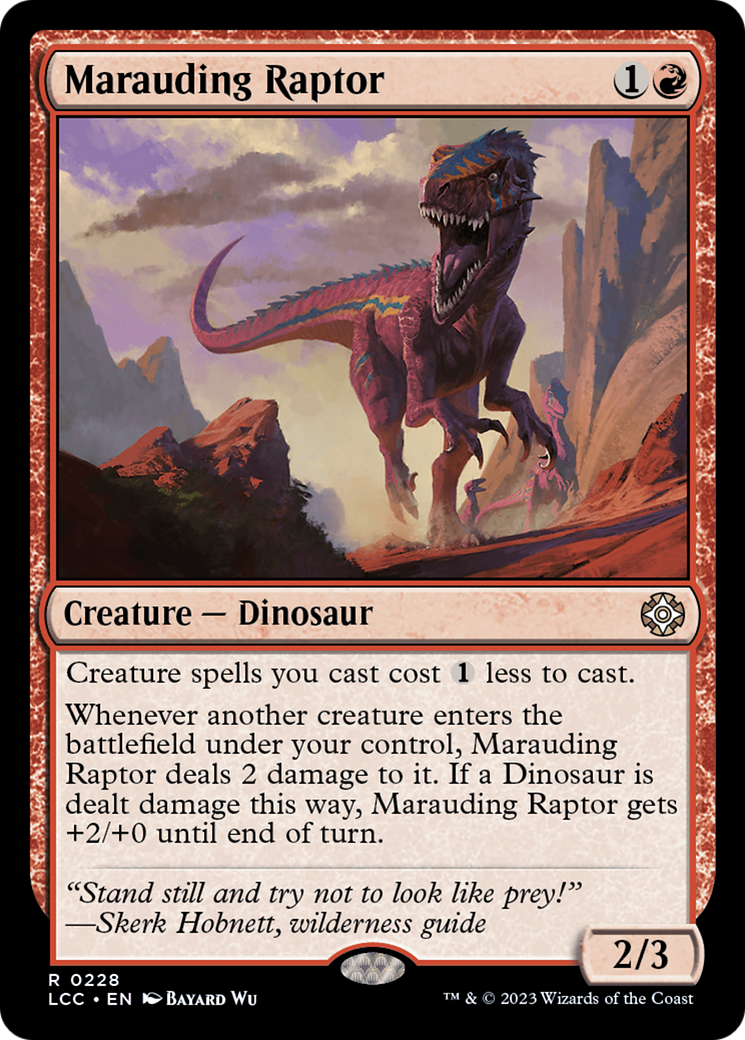 Marauding Raptor [The Lost Caverns of Ixalan Commander] | Lots Moore NSW