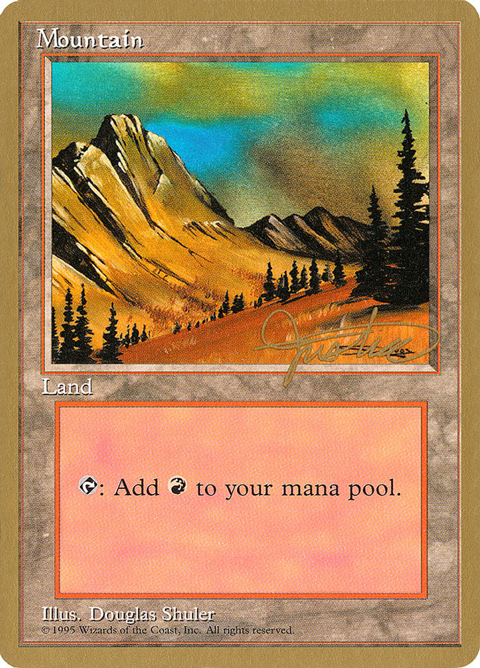 Mountain (mj375) (Mark Justice) [Pro Tour Collector Set] | Lots Moore NSW