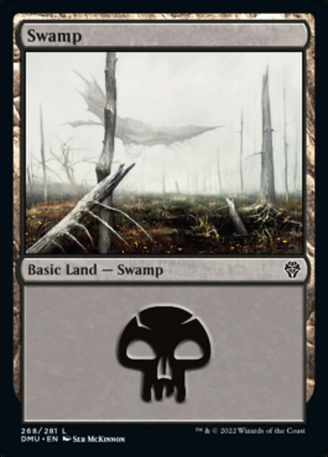 Swamp (268) [Dominaria United] | Lots Moore NSW