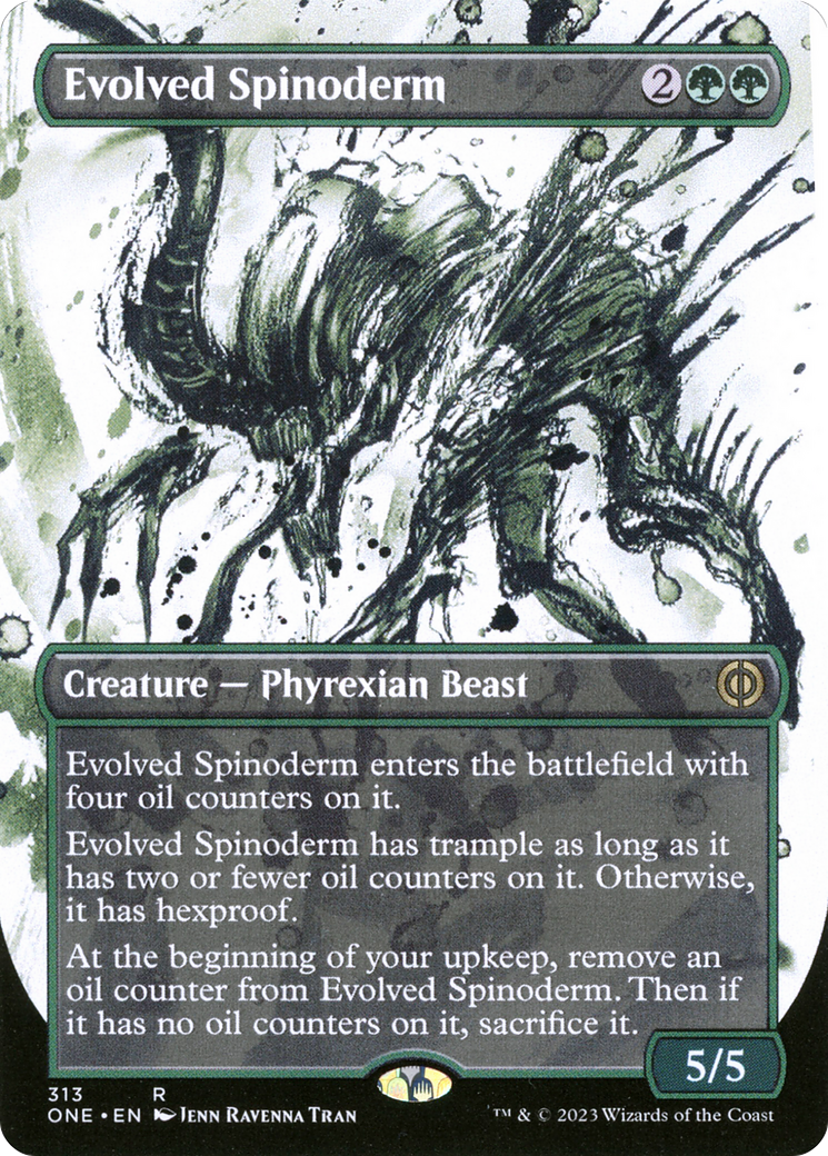 Evolved Spinoderm (Borderless Ichor) [Phyrexia: All Will Be One] | Lots Moore NSW