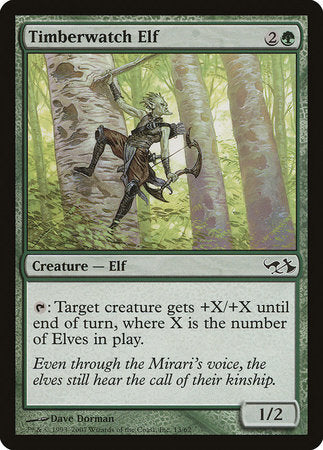 Timberwatch Elf [Duel Decks: Elves vs. Goblins] | Lots Moore NSW