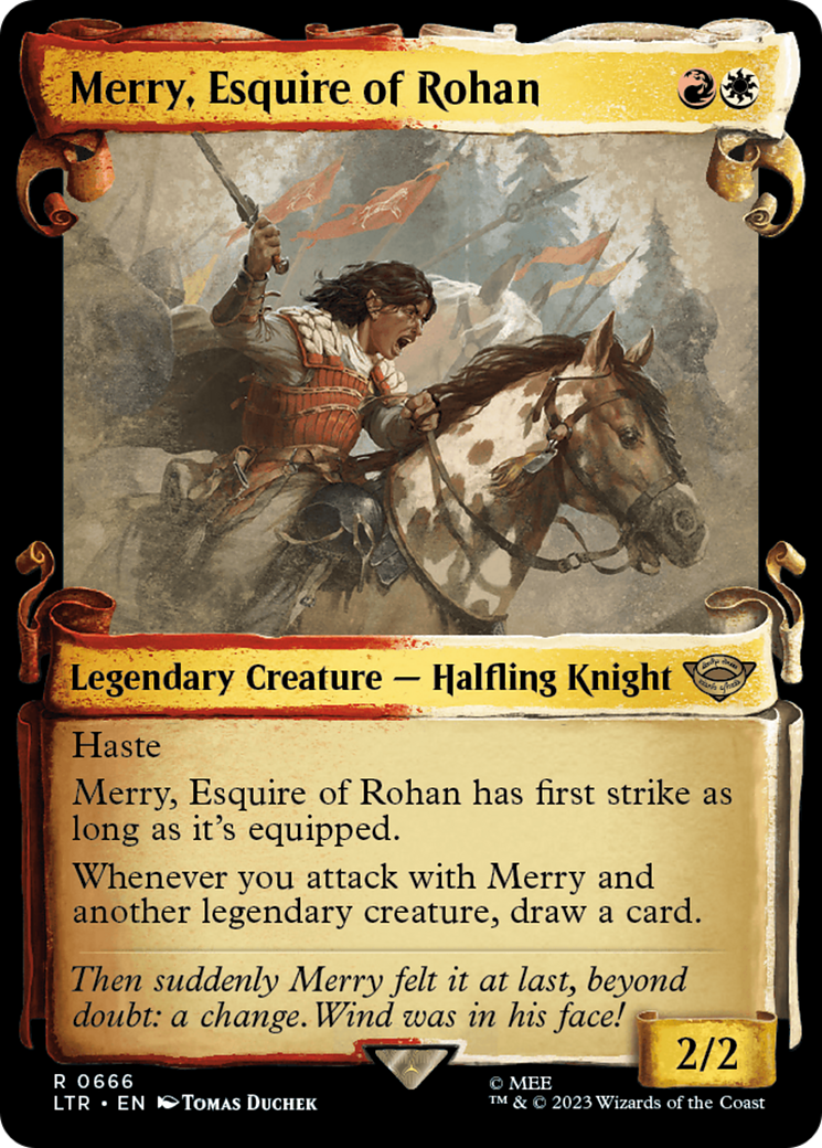 Merry, Esquire of Rohan [The Lord of the Rings: Tales of Middle-Earth Showcase Scrolls] | Lots Moore NSW