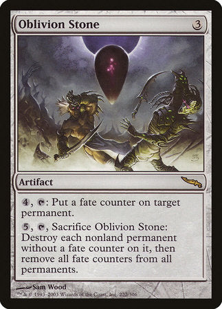 Oblivion Stone [Mirrodin] | Lots Moore NSW