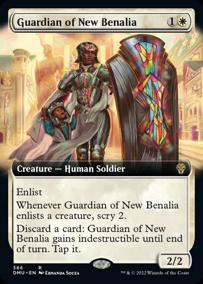 Guardian of New Benalia (Extended Art) [Dominaria United] | Lots Moore NSW