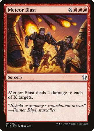 Meteor Blast [Commander Anthology Volume II] | Lots Moore NSW