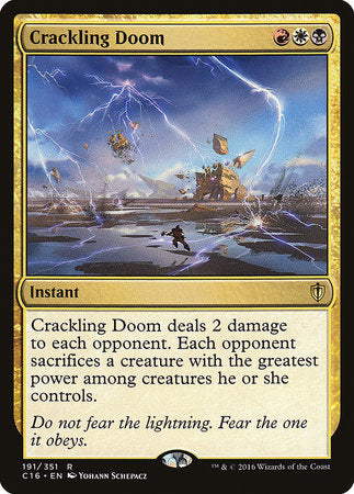 Crackling Doom [Commander 2016] | Lots Moore NSW