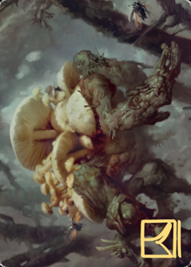 Swarm Shambler Art Card (Gold-Stamped Signature) [Zendikar Rising Art Series] | Lots Moore NSW