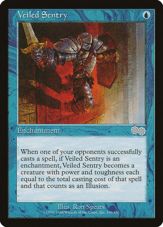 Veiled Sentry [Urza's Saga] | Lots Moore NSW