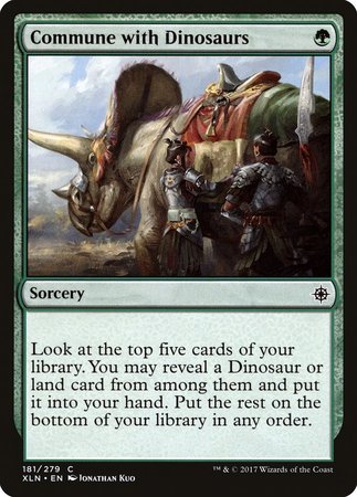 Commune with Dinosaurs [Ixalan] | Lots Moore NSW