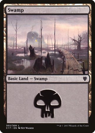 Swamp (303) [Commander 2017] | Lots Moore NSW