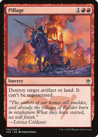 Pillage [Masters 25] | Lots Moore NSW