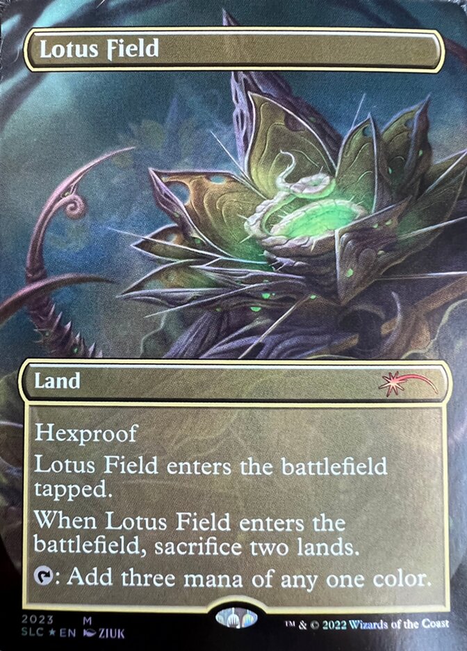 Lotus Field (Borderless) [Secret Lair 30th Anniversary Countdown Kit] | Lots Moore NSW