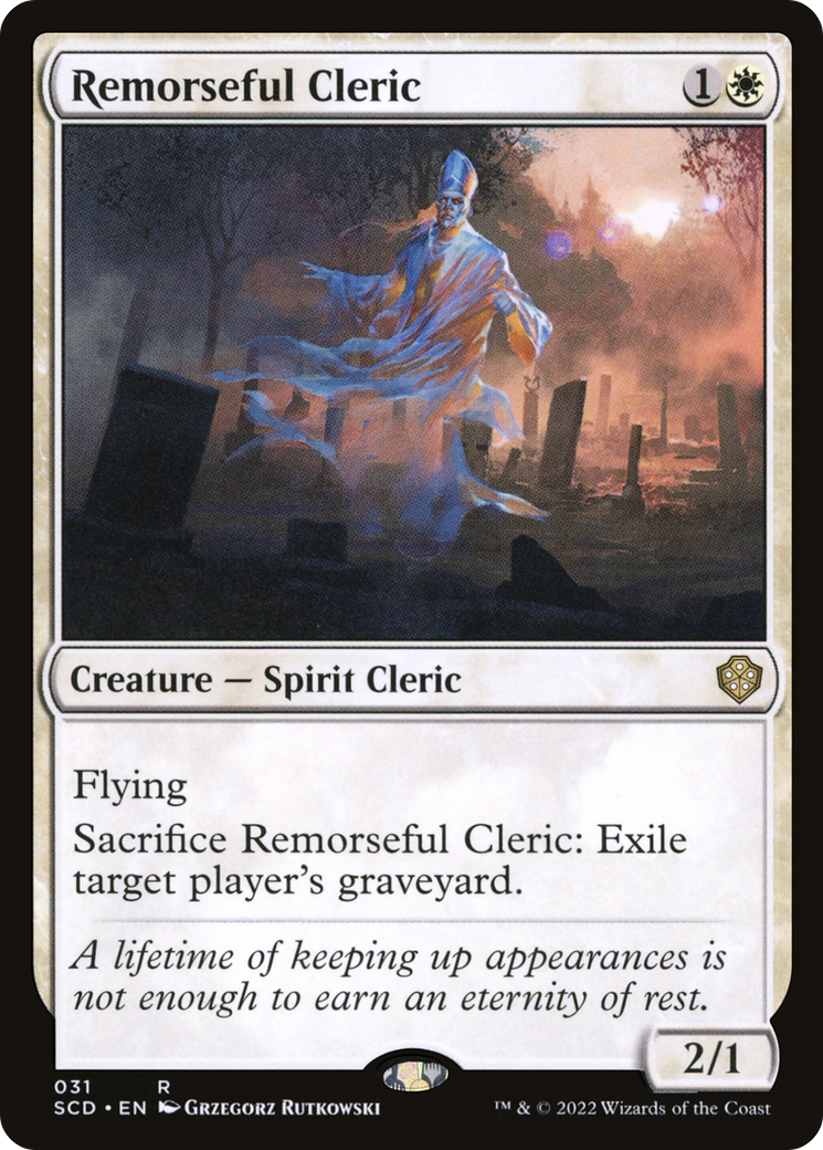 Remorseful Cleric [Starter Commander Decks] | Lots Moore NSW