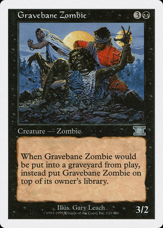 Gravebane Zombie [Classic Sixth Edition] | Lots Moore NSW