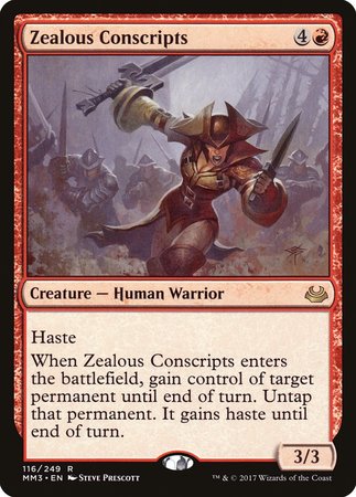 Zealous Conscripts [Modern Masters 2017] | Lots Moore NSW