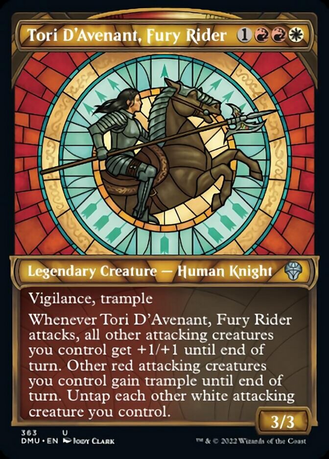 Tori D'Avenant, Fury Rider (Showcase Textured) [Dominaria United] | Lots Moore NSW