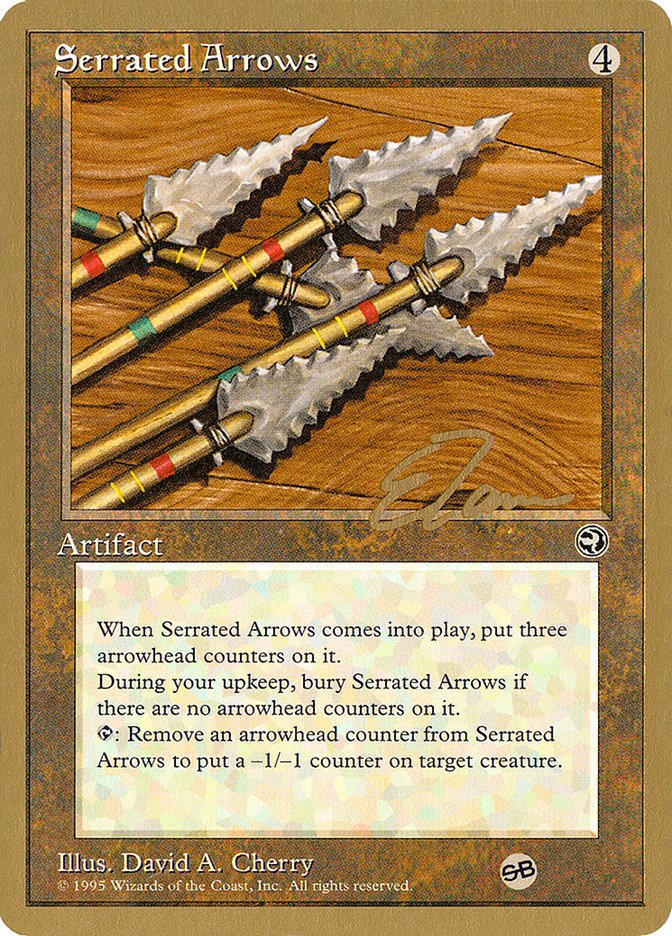 Serrated Arrows (Eric Tam) (SB) [Pro Tour Collector Set] | Lots Moore NSW