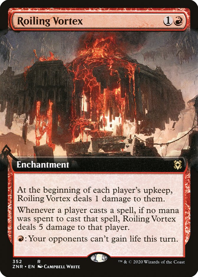 Roiling Vortex (Extended Art) [Zendikar Rising] | Lots Moore NSW