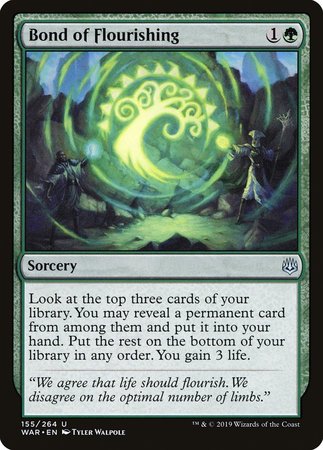 Bond of Flourishing [War of the Spark] | Lots Moore NSW