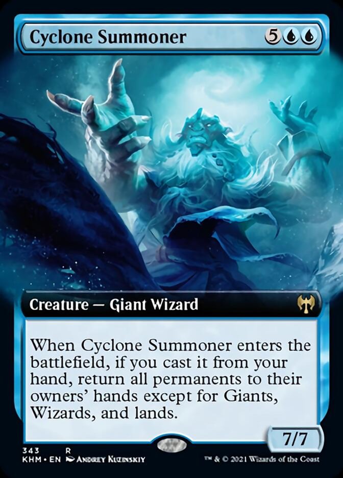 Cyclone Summoner (Extended Art) [Kaldheim] | Lots Moore NSW