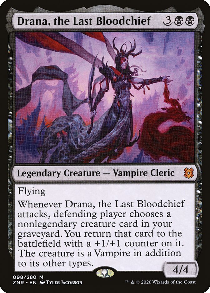 Drana, the Last Bloodchief [Zendikar Rising] | Lots Moore NSW