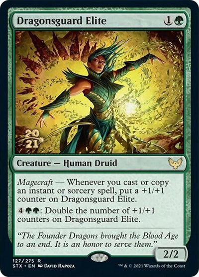 Dragonsguard Elite [Strixhaven: School of Mages Prerelease Promos] | Lots Moore NSW