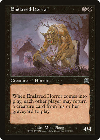 Enslaved Horror [Mercadian Masques] | Lots Moore NSW
