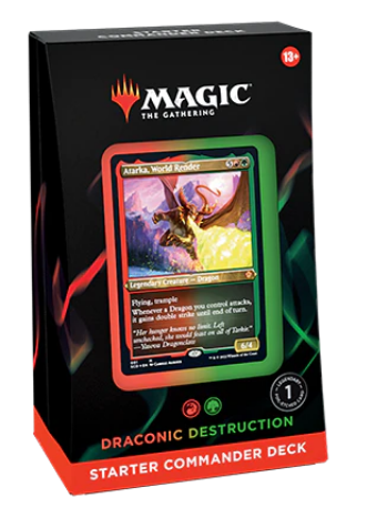 Draconic Destruction Magic: The Gathering Starter Commander 2022 Deck | Lots Moore NSW