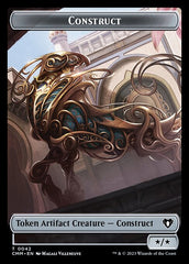Treasure // Construct (0042) Double-Sided Token [Commander Masters Tokens] | Lots Moore NSW