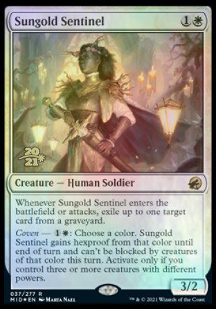 Sungold Sentinel [Innistrad: Midnight Hunt Prerelease Promos] | Lots Moore NSW