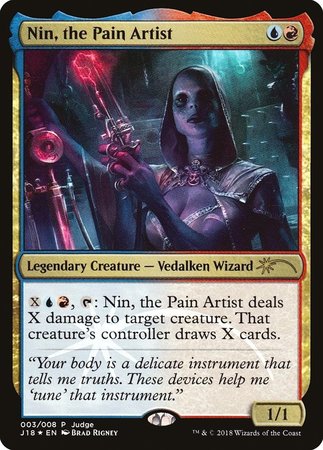 Nin, the Pain Artist [Judge Gift Cards 2018] | Lots Moore NSW