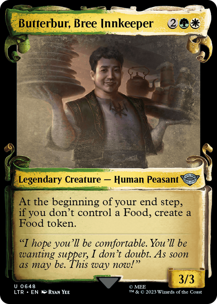 Butterbur, Bree Innkeeper [The Lord of the Rings: Tales of Middle-Earth Showcase Scrolls] | Lots Moore NSW