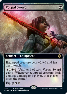 Vorpal Sword (Buy-A-Box) [Dungeons & Dragons: Adventures in the Forgotten Realms] | Lots Moore NSW