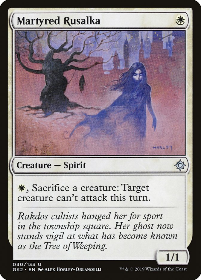 Martyred Rusalka [Ravnica Allegiance Guild Kit] | Lots Moore NSW