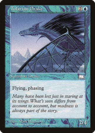 Tolarian Drake [Weatherlight] | Lots Moore NSW