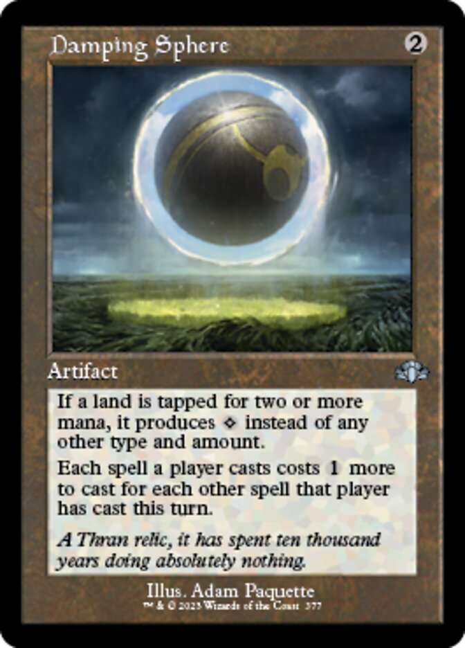 Damping Sphere (Retro) [Dominaria Remastered] | Lots Moore NSW