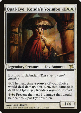 Opal-Eye, Konda's Yojimbo [Betrayers of Kamigawa] | Lots Moore NSW